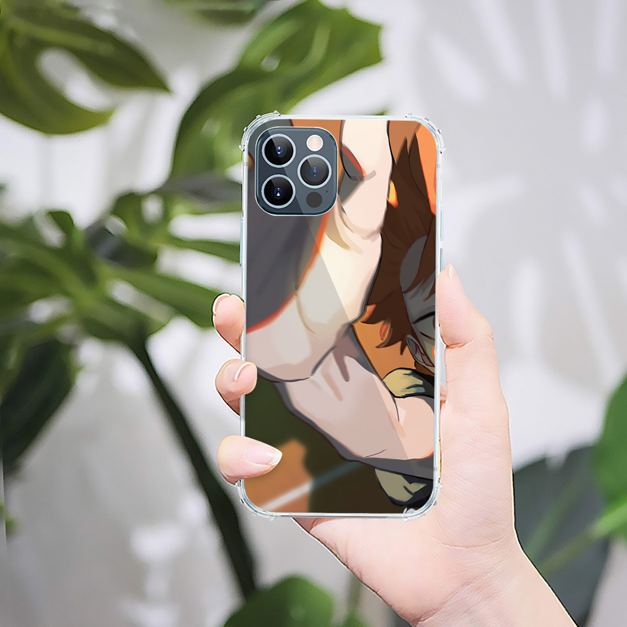 （画像用） ハイキュー!! Haikyu!! 【iPhone 12シリーズ対応】透明スマホケース（クリアソフトケース）